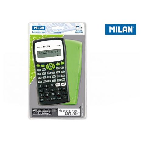 Kalkulator Milan naukowy M240, Zielony - 2